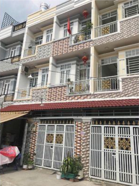Nhà xây mới 3,3x12m, trệt 2 lầu đường 8m, gần Cầu Phú Xuân Huỳnh Tấn Phát, Nhà Bè