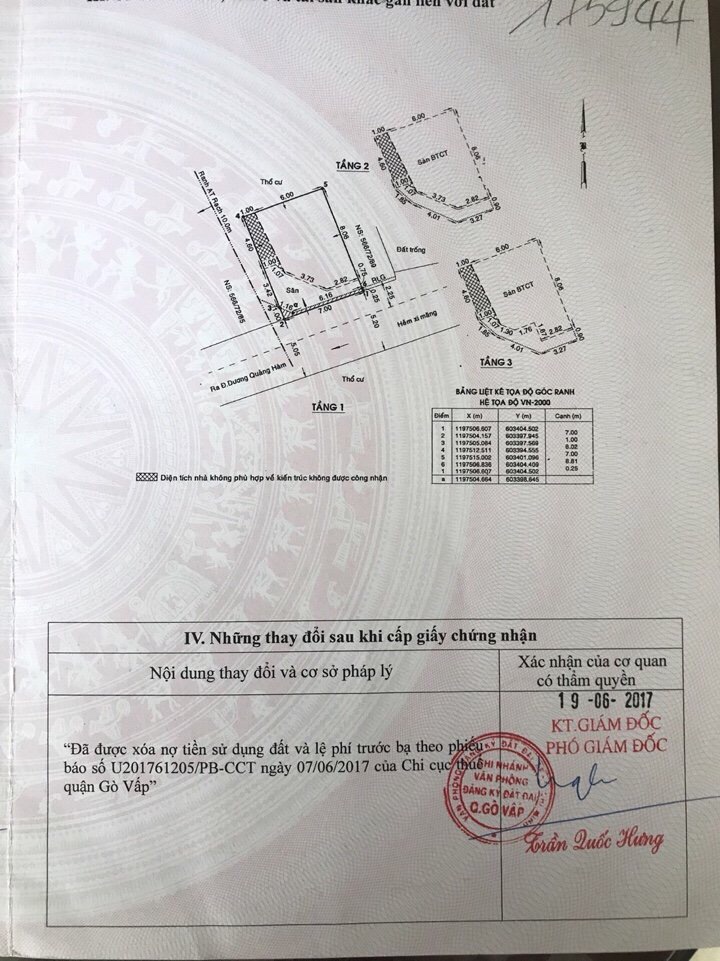 Bán nhà Hẻm 566/72/87 Nguyễn Thái Sơn, Phường 5, Quận Gò Vấp, 7 x 9m, 1 trệt 2 lầu, giá 4,4 tỷ