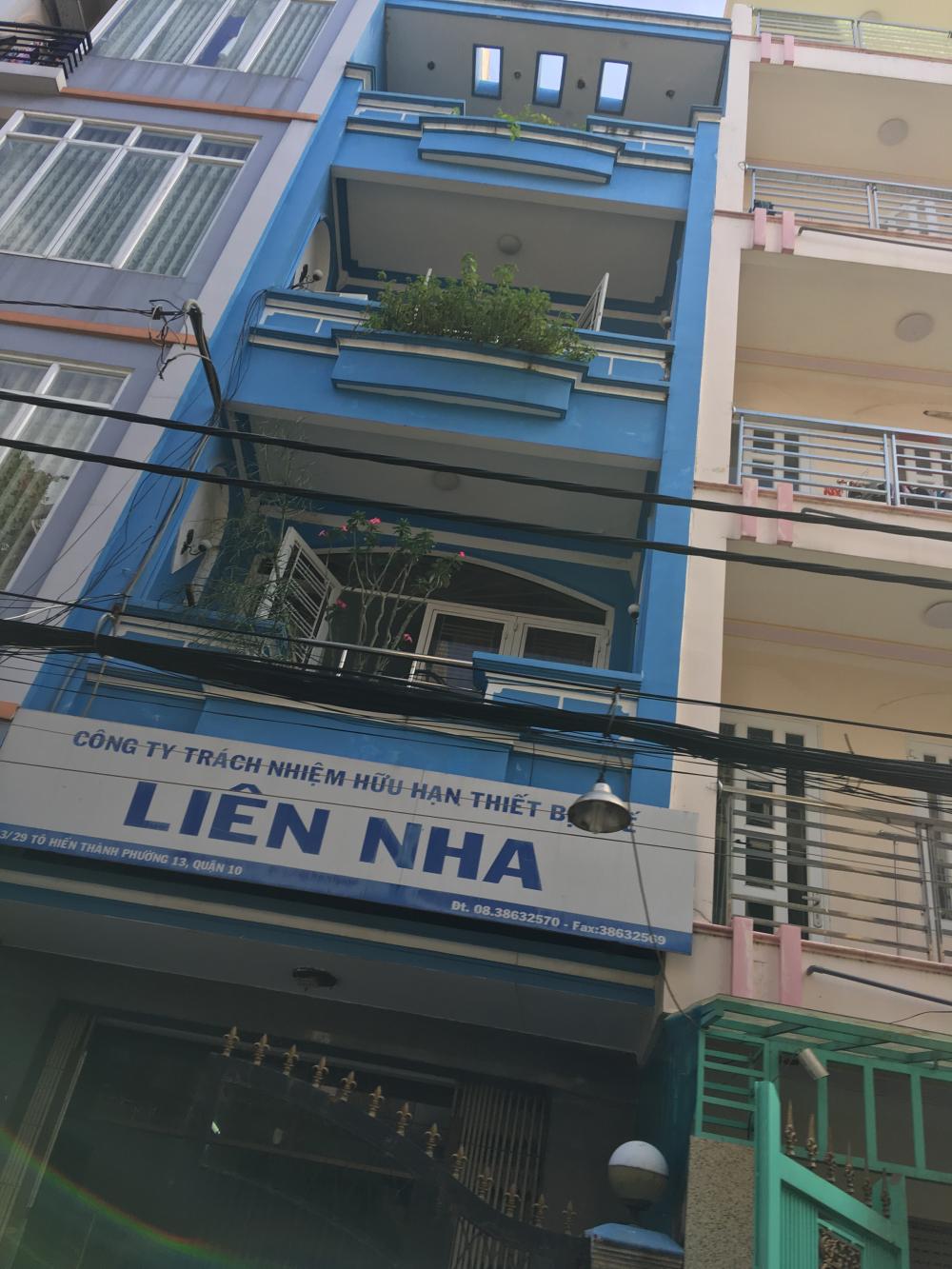 Bán nhà mặt tiền đường Phan Văn Trị, phường 02, quận 5. DTSD 45.6m2, 1 trệt 3 lầu, vào ở ngay. 