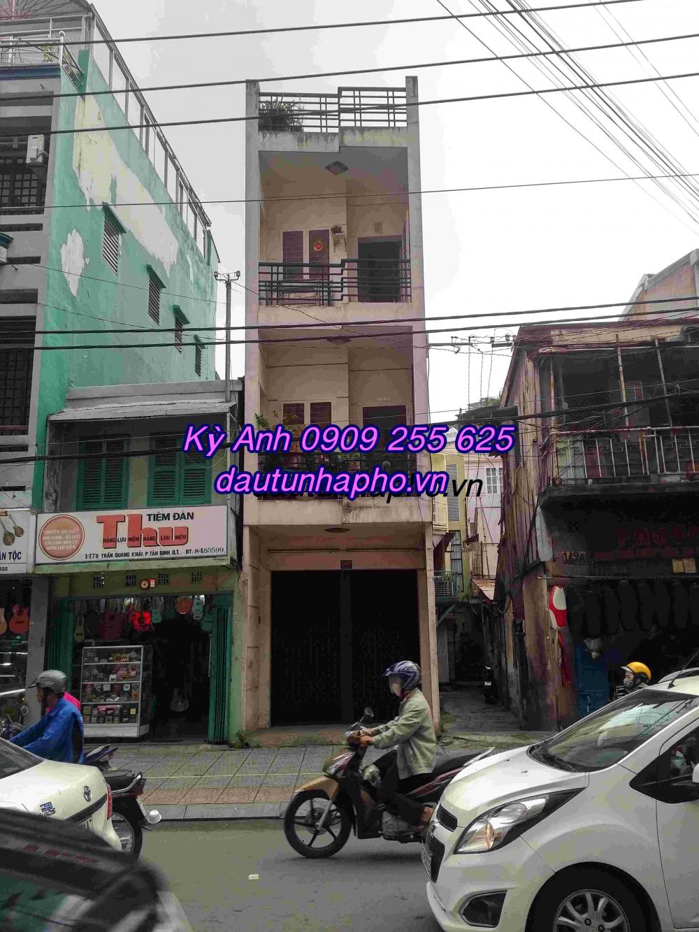 Cần Tiền Bán nhanh nhà  Quận 1 (4x27) MT Nguyễn Trãi P. Nguyễn Cư Trinh - 42tỷ