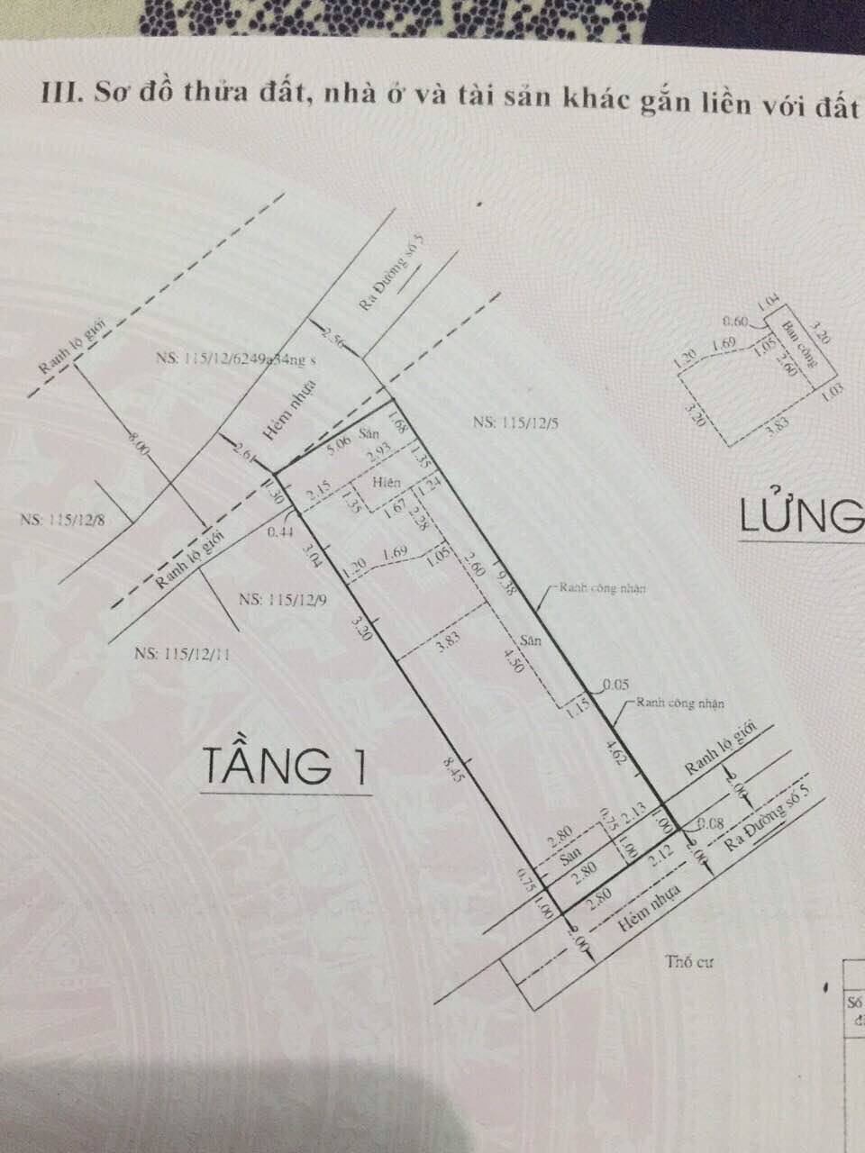 Bán nhà riêng tại đường Số 5, Thủ Đức, Hồ Chí Minh, diện tích 99m2, giá 3 tỷ