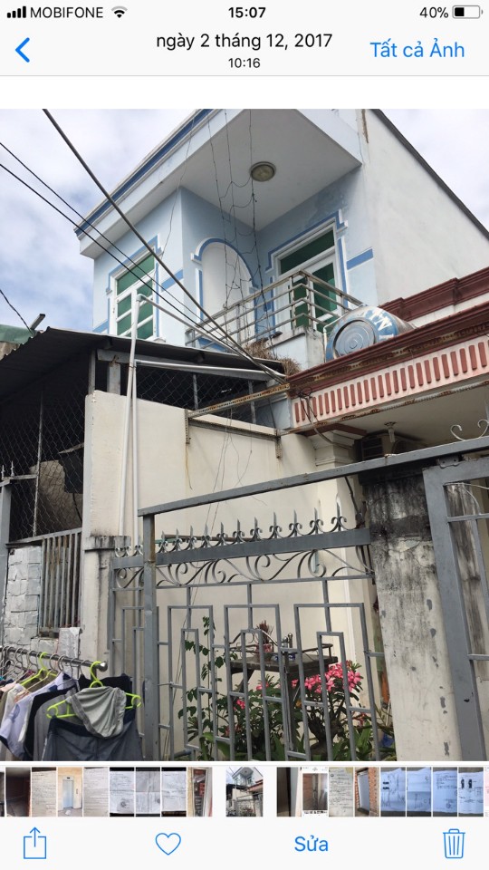 Bán nhà mặt tiền hẻm khu dân cư Phú Xuân, Nhà Bè, gần cầu Phú Xuân, Nhà Bè