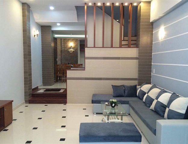 Bán villa mini góc 2 MT khu vực HXH Lê Quang Định. DT 6.35x12m, nhà siêu đẹp, giá chỉ 7.7 tỷ