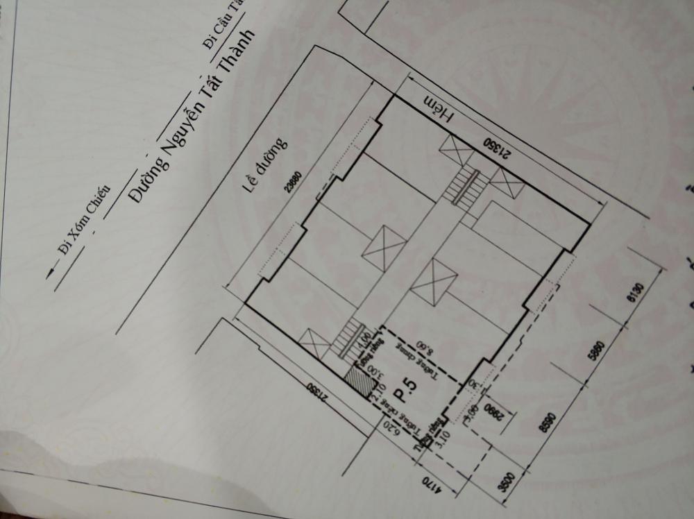 Bán căn hộ chung cư mặt tiền đường Nguyễn Tất Thành P.18 Q4 - 3PN - 1PK - 2WC - 1 Bếp - 1 Phòng Ăn