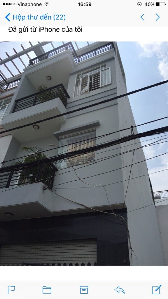 Bán nhà 3 tầng hẻm 1645 Huỳnh Tấn Phát, Phường Phú Mỹ, Quận 7