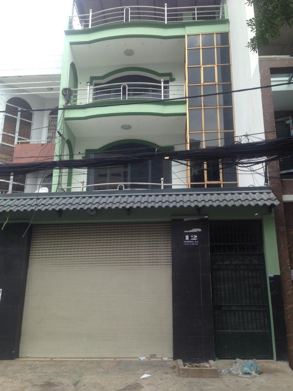 Bán nhà khu biệt thự Thăng Long, P4, Tân Bình, DT 6x13m, nhà đẹp