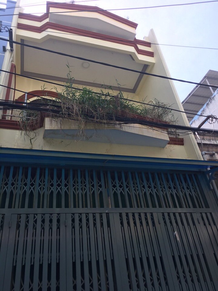 Bán nhà mặt tiền đường Tân Trang,phường 9,quận Tân Bình (4x14)m