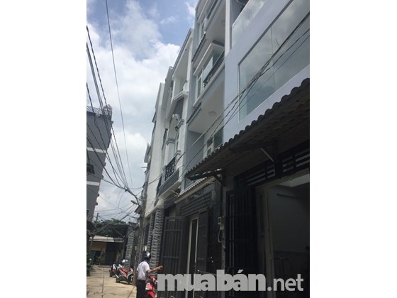 Nhà TL10, Bình Tân, đường 5m, DT: 4x12m, 3 lầu