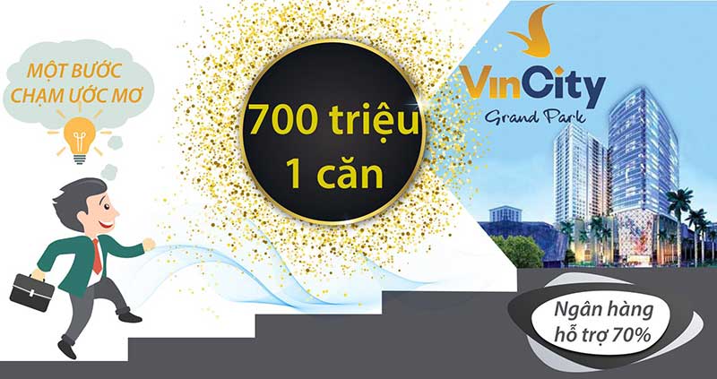 Chỉ với 700tr sở hữu ngay căn hộ Vincity Grand Park của tập đoàn Vingroup tại quận 9 - 0911386600
