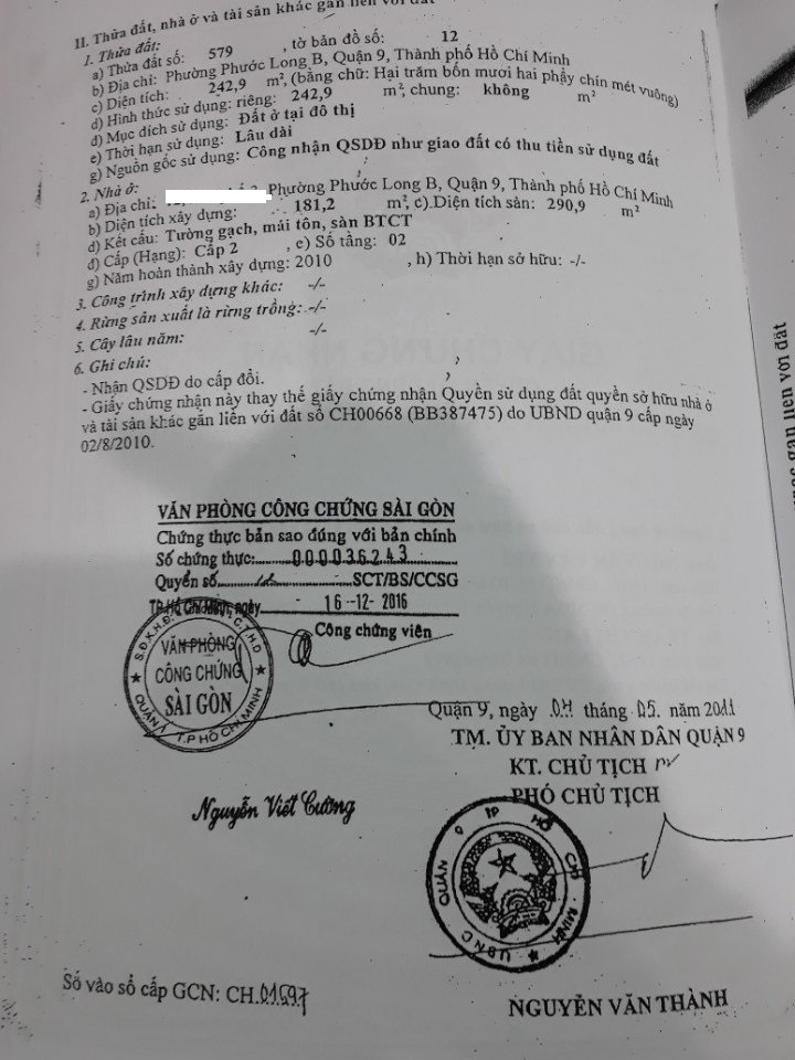 Bán dãy trọ hẻm xe hơi đường 147 Phước Long B quận 9