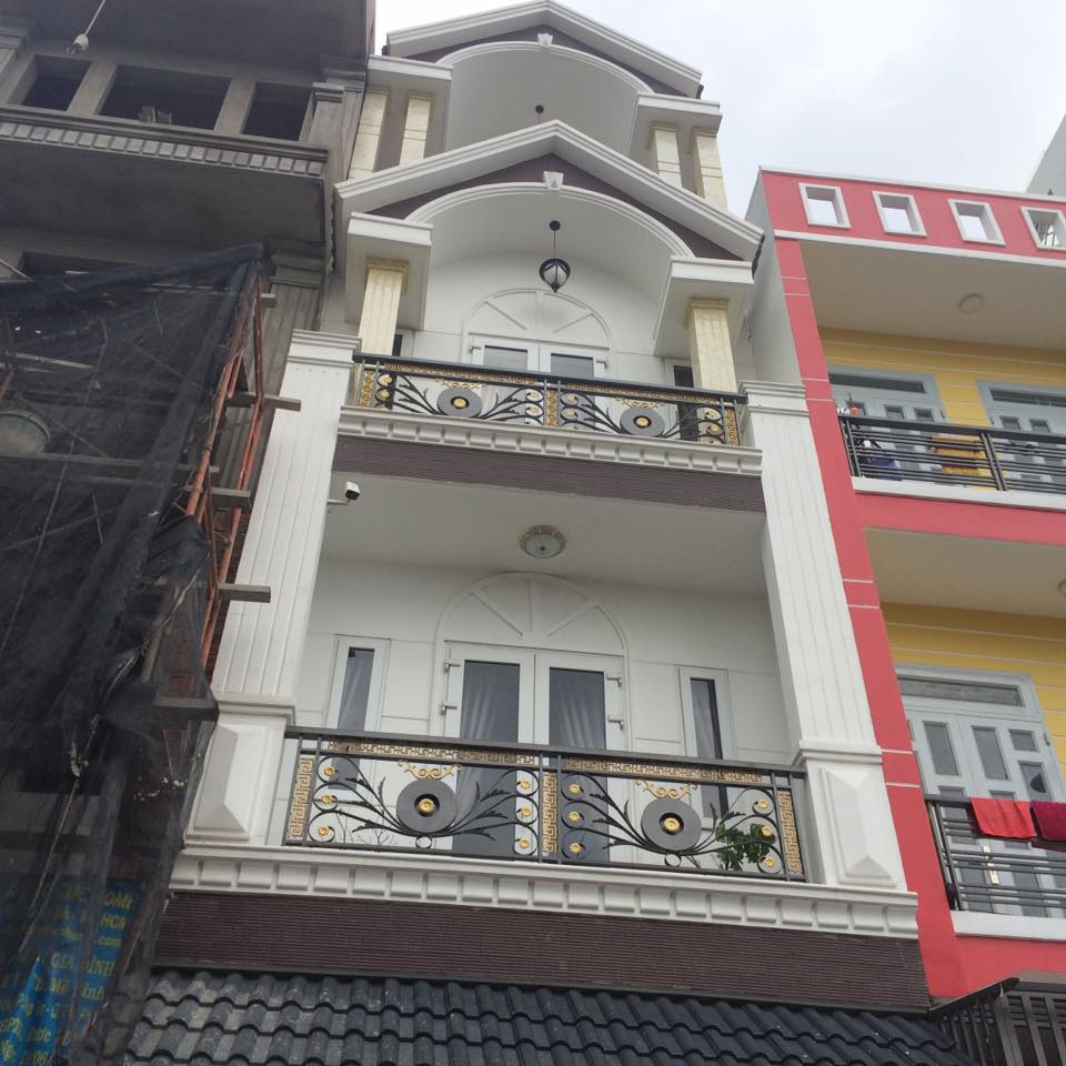 Nhà mới đẹp hẻm 6m 55 Tô Hiệu, P. Hiệp Tân, Tân Phú, 4x14.5m, 4 tấm