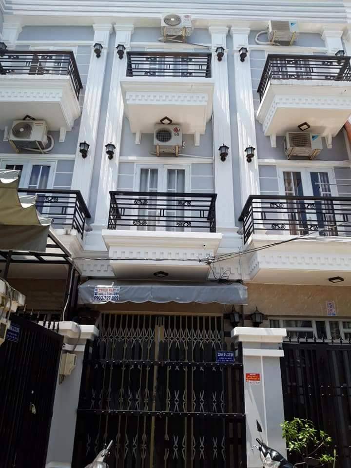 Bán nhà hẻm 6 m giá rẻ Lam Sơn, DT 3.8x20m, giá 9.6 tỷ, nhà 3 lầu, Q. Bình Thạnh