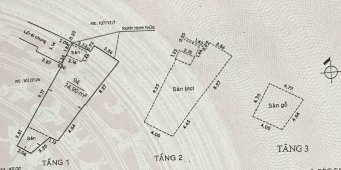 Bán nhà đường Bành Văn Trân Phường 7 Tân Bình 75m2 công nhận giá chỉ 5 tỷ 9