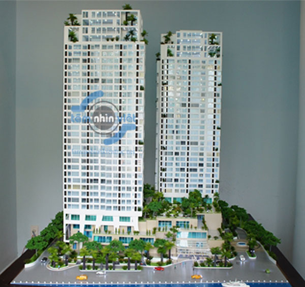 Làm mô hình kiến trúc chung cư Thảo Điền Pearl
