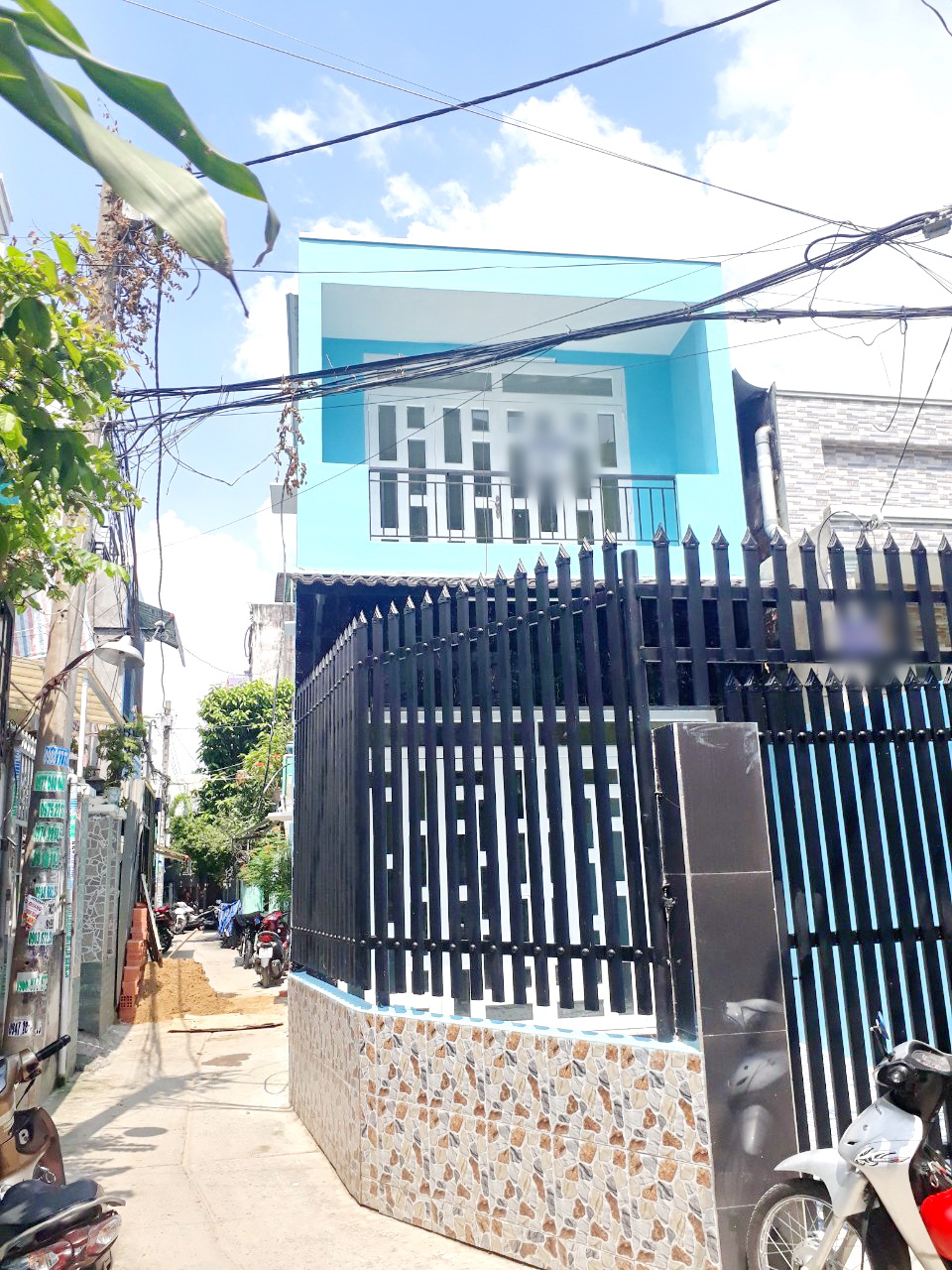 Bán nhà mới 1 lầu hẻm 4m đường Phong Phú, Phường 12, Quận 8