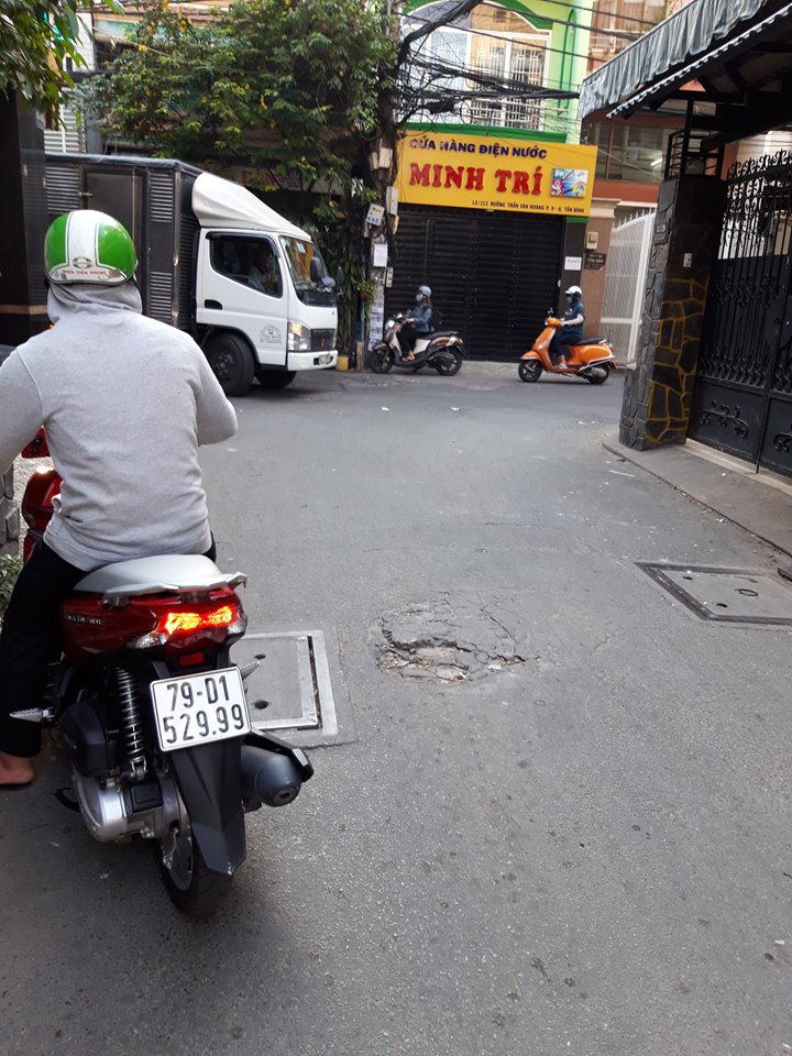 Bán nhà Hẽm 6m lý thường kiệt 3,1x7,2 khu phường 6, Q.TB. 1 lững giá hạt dẻ 3 Tỷ TL 