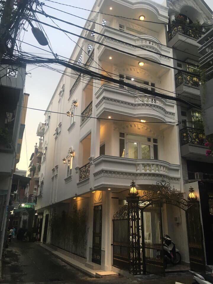 Bán nhà 18A/, Nguyễn Thị Minh Khai, hẻm 10m, chính chủ tặng giấy phép hầm + 6 lầu