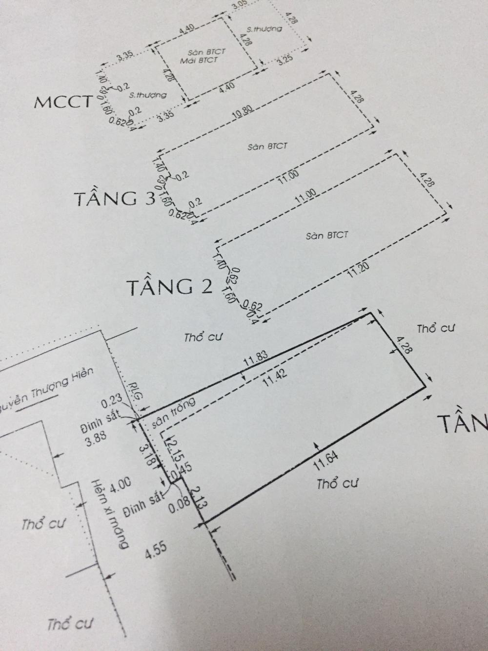 Nhà T2LST mới 100% Nguyễn Thượng Hiền, SD: 165m2 chỉ 6.65 tỷ