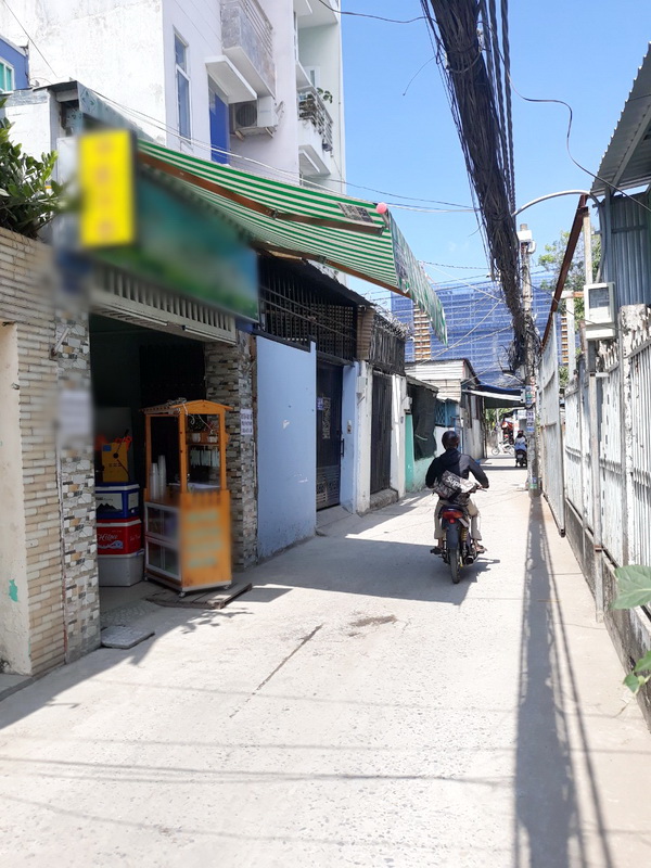 Bán nhà 1 lầu mặt tiền hẻm xe hơi 115 Phạm Hữu Lầu, Quận 7 