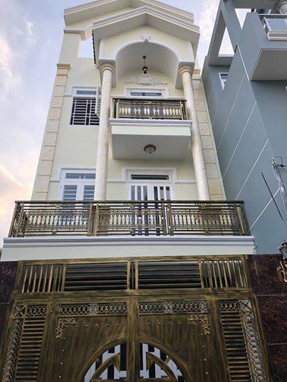 Bán nhà hoàn thiện 98%, bán gấp căn nhà 1 trệt 2 lầu, Lê Lợi, Hóc Môn, 98m2