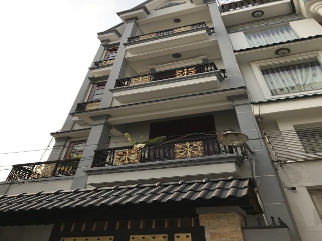 Bán nhà Mặt tiền 4 lầu, Sổ hồng riêng, đường Số 10, Phường BHH B, Quận Bình Tân