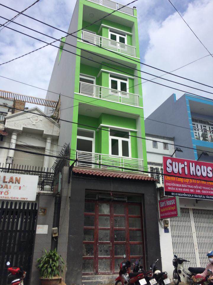 Nhà mặt tiền kinh doanh Nguyễn Súy, Q. Tân Phú, 4x26m, 3 lầu, xây dựng đủ, 12tỷ2