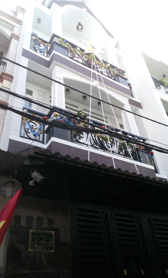 Bán nhà hẻm 75/ Cầu Xéo, Tân Quý, 5x15m, 3,5 tấm. Giá 8,2 tỷ
