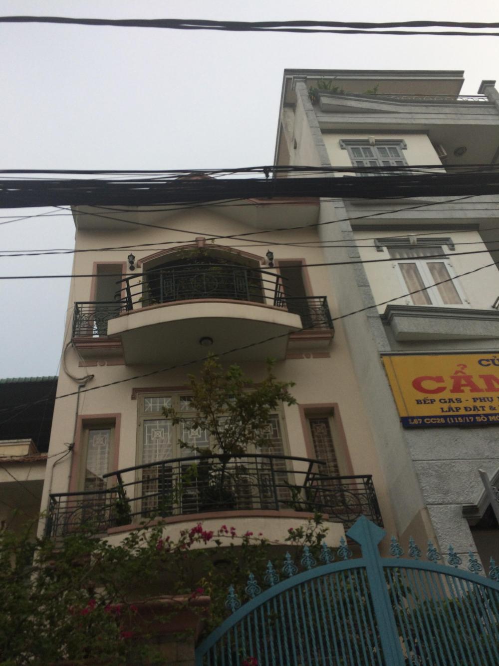 Bán nhà 1 trệt 2 lầu, đường Nguyễn Cửu Vân, Bình Thạnh, 3.7x13m, giá 6.5 tỷ