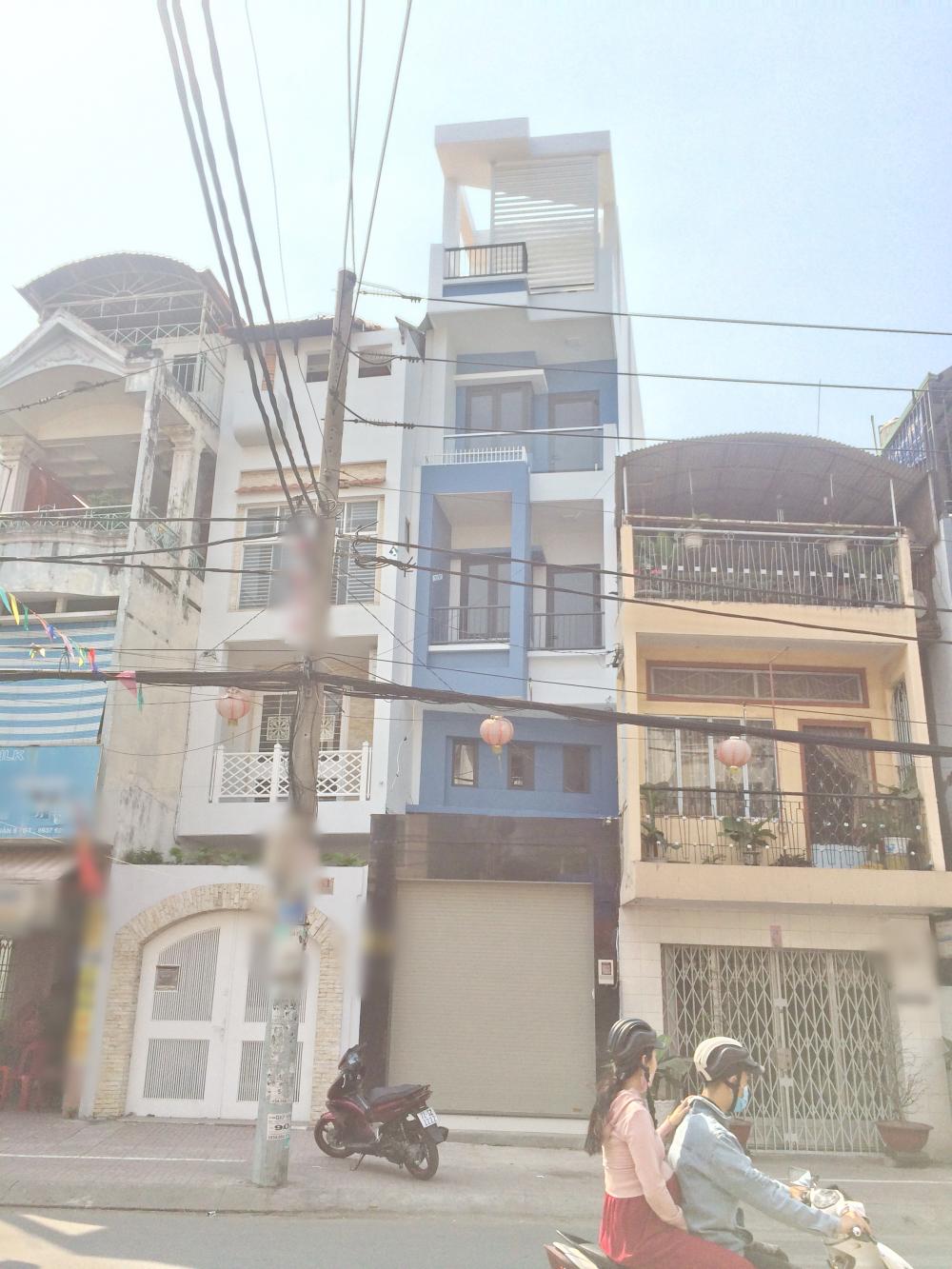 Bán nhà mới 3 lầu Quận 8 mặt tiền đường Hưng Phú, Phường 8