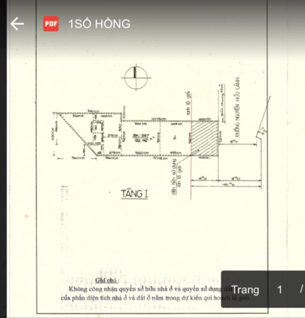 Nhà mặt tiền Nguyễn Văn Nguyễn 5.2x20 nở hậu L Phường Tân Định Quận 1 giá 23 tỷ 8