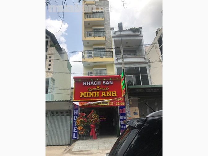 BÁN GẤP KHÁCH SẠN MT NGUYỄN TRI PHƯƠNG 3,2x19 6 lầu thang máy giá 19 tỷ 0909611578