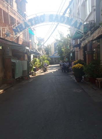 nhà hẻm 7m, Trần Văn Hoàng, P.8, Q.Tân Bình, 3,2x18m(57m2) 1T3L.Giá: 5.8T