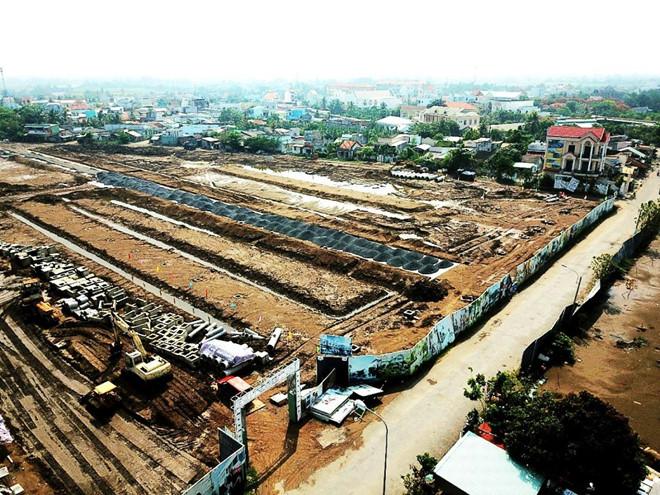 Đất thổ cư HCM mở bán đợt 1 KDC Bình Chánh - Hoàng Phan Thái, Giá 580 triệu 1 lô -giá 100%