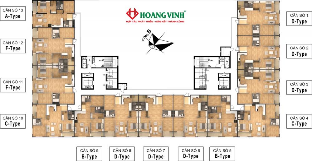 Cần bán căn 3 ngủ chung cư Booyoung Vina