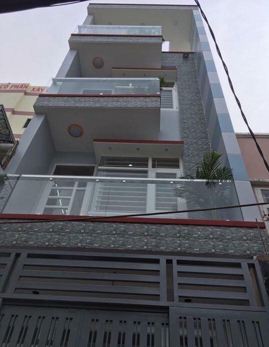 nhà 1 trệt 3 lầu,SHR, gần ngã 4 bình long,AEON Tân Phú 