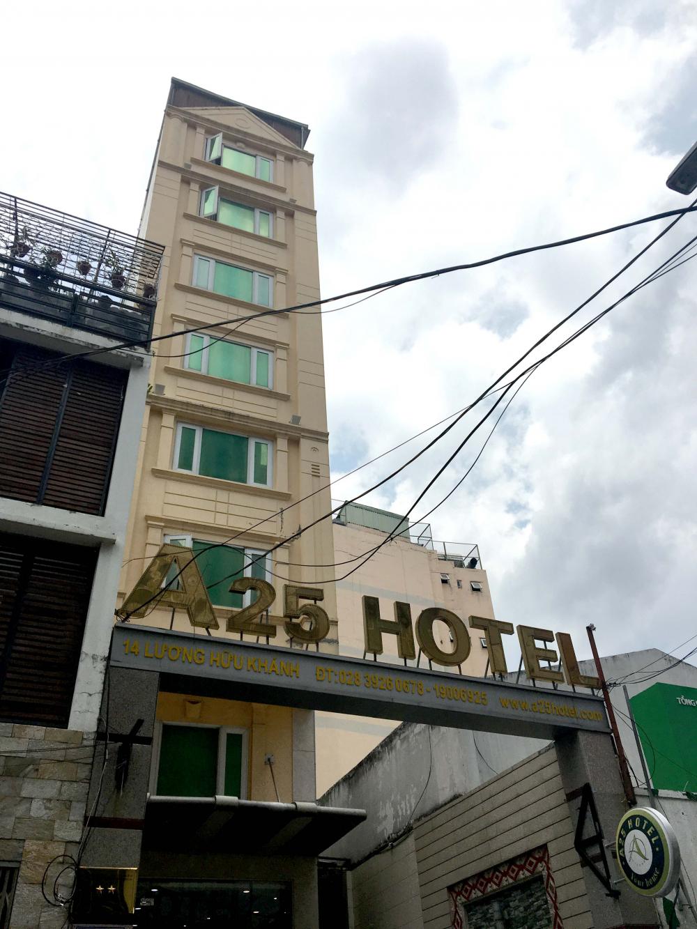 Bán khách sạn Nguyễn Thị Minh Khai – Lương Hữu Khánh – Q.1 – 6x25m, Hầm 8 lầu, giá 55 tỷ