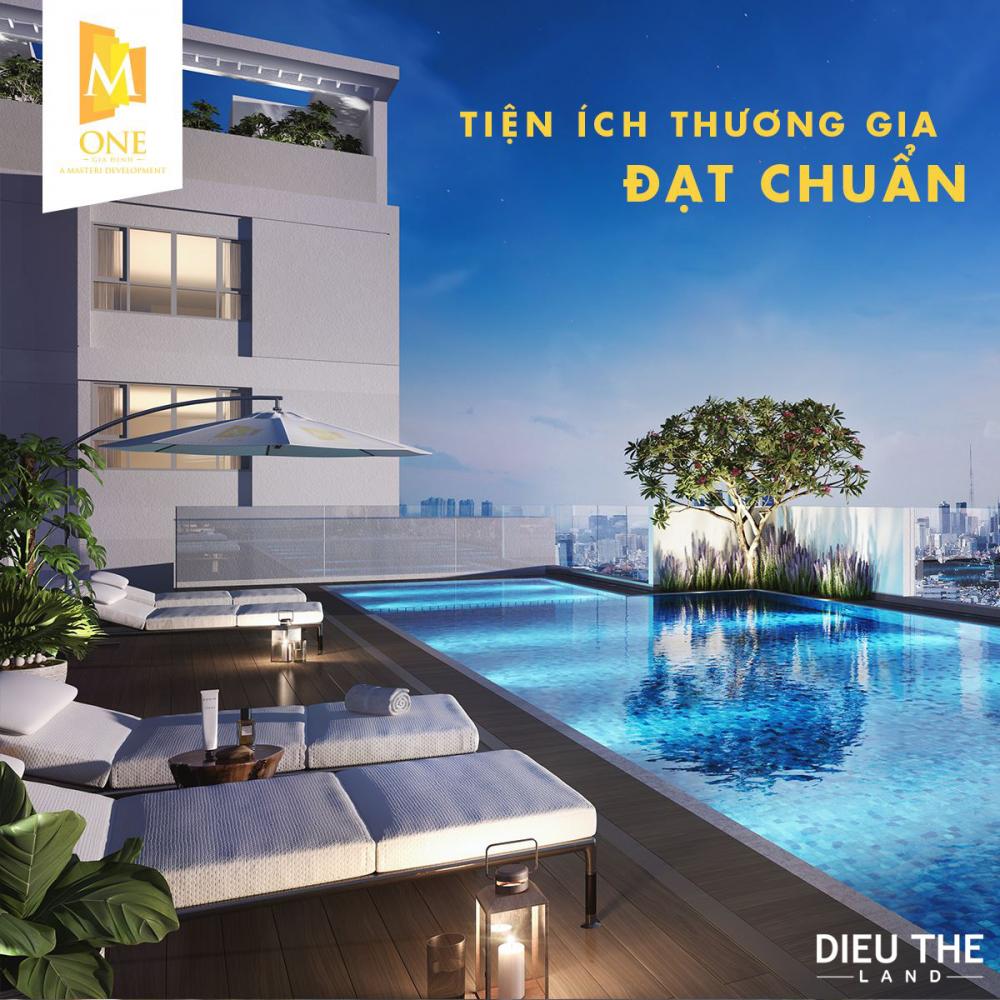 Bán gấp căn hộ M-One Gia Định, Gò Vấp 2PN-2WC diện tích 74.1m2 nội thất cao cấp