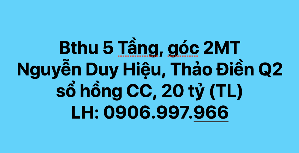  20ty] bthu 5 lầu, góc 2MT Nguyễn Duy Hiệu, 7.4x15. TK hiện đại, tặng full NT, 0906.997.966