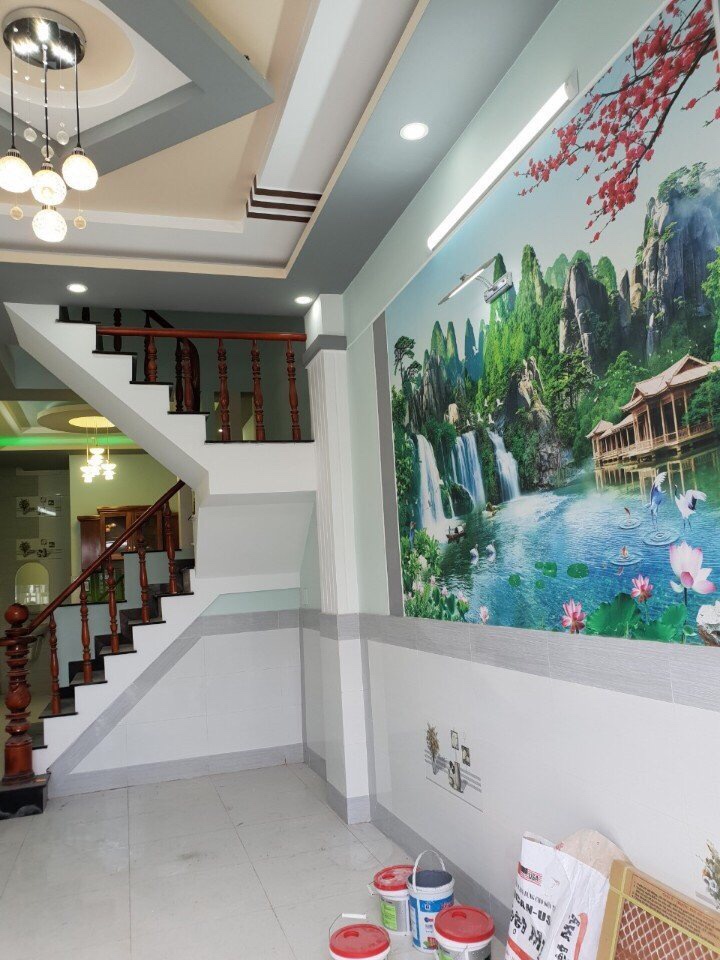 Bán nhà SHR giá 885 triệu, 2 căn chung sổ, chợ đầu mối nông sản Nguyễn Thị Sóc, 3,8x12m LH: 0938704502