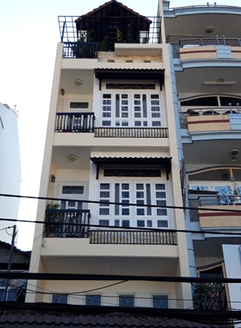Nhà Đường 6m Nguyễn Thị Nhỏ, P.9, Q. Tân Bình (4.1x14.7)m, 3 lầu đúc, giá: 6.1 Tỷ