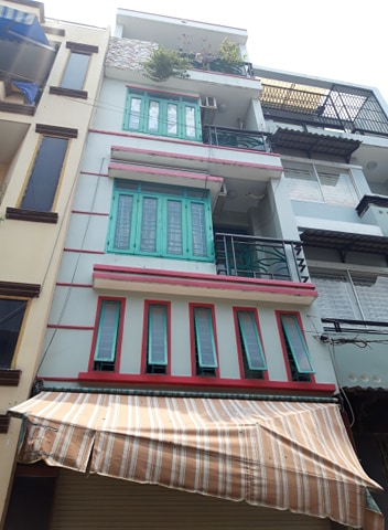 Nhà Hẻm 8m Khuôn Việt (4x15.5m) 1 trệt, 4 lầu, P.Phú Trung, Q. Tân Phú. Giá: 6.3 Tỷ