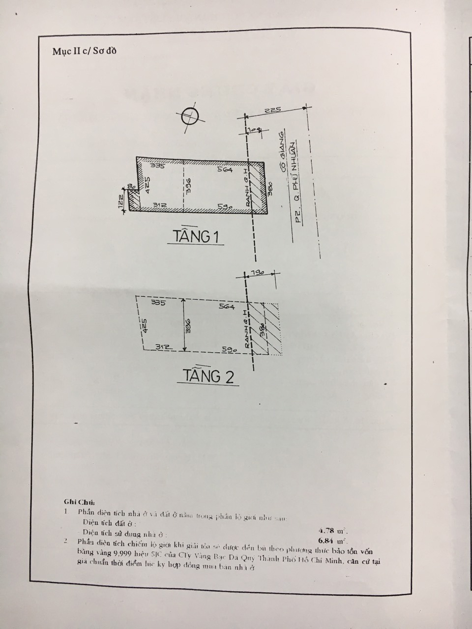 Chính chủ bán nhà 1 trệt 1 lầu đường Cô Giang liền kề Q1