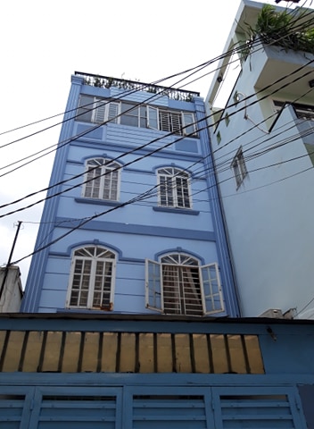 Nhà Hẽm nhựa 7m Lạc Long Quân, 4.5x16m, 68m2 3L đúc P.8, Q.Tân Bình.Giá 7.2T