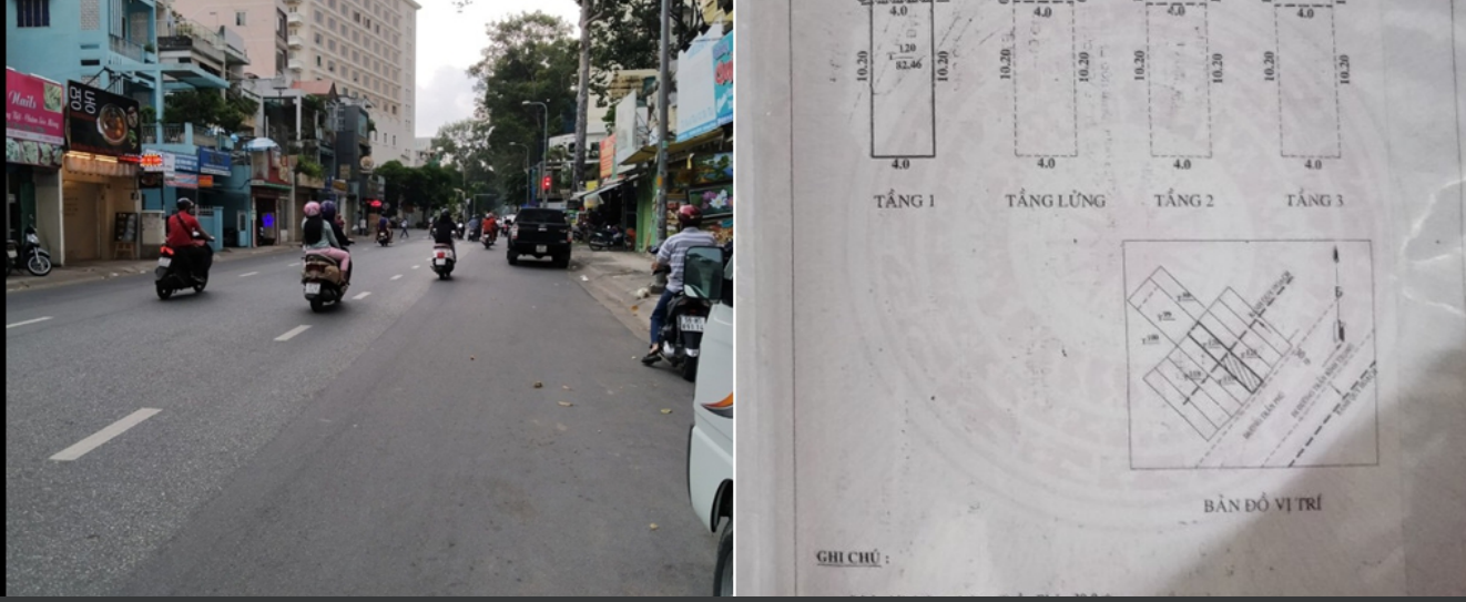 Mặt tiền Trần Phú – Trần Bình Trọng, P.4, Q. 5, DT: 5 x 21m vuông vức nhà 3 lầu giá 16.5 tỷ