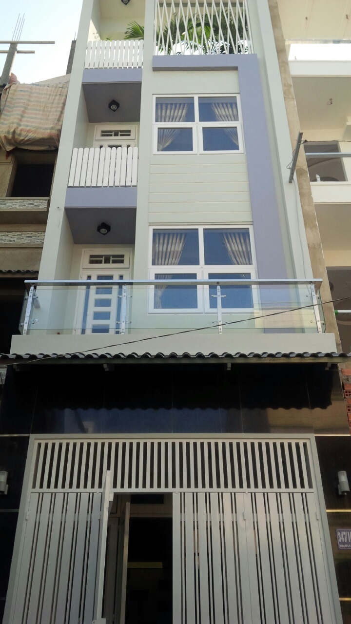 Nhà mới 3 lầu sân thượng, H6m-Phú Thọ Hòa-TP-4x15.5m-Giá 5.75 tỷ TL.LH 0708 651 285 