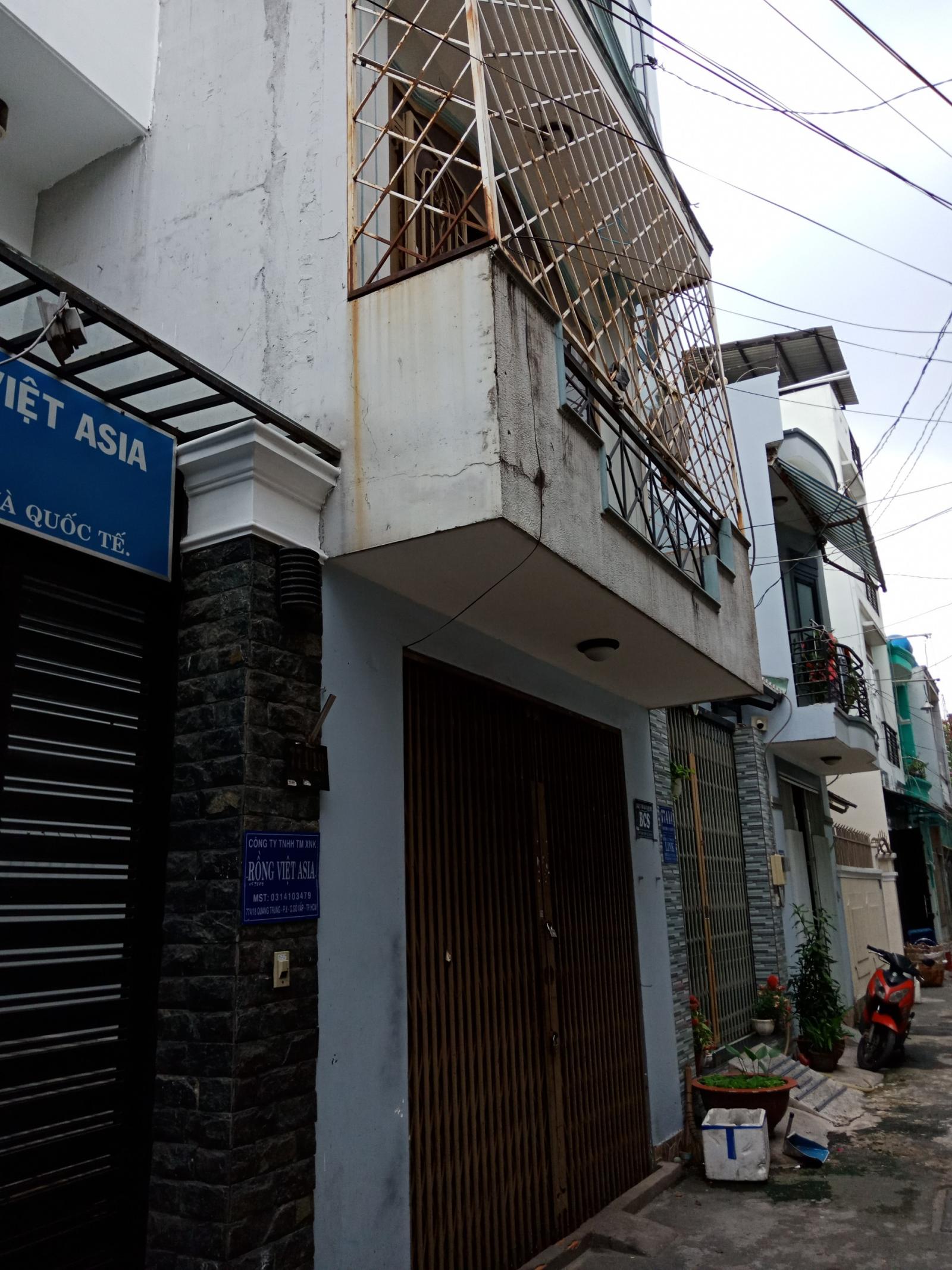 Bán nhà gần mật tiền đường số 2 phường 16 Quận Gò Vấp.