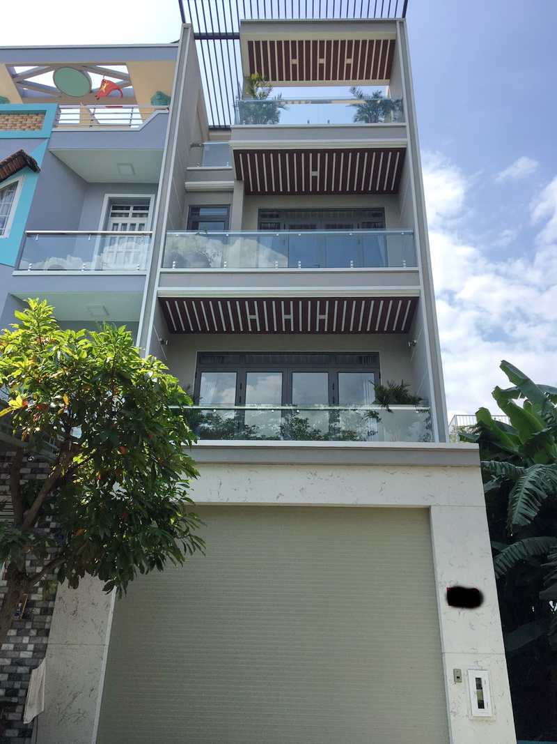 Bán nhà 4 tầng mới 100% Khu dân cư Phú Mỹ đường Phạm Hữu Lầu Quận 7