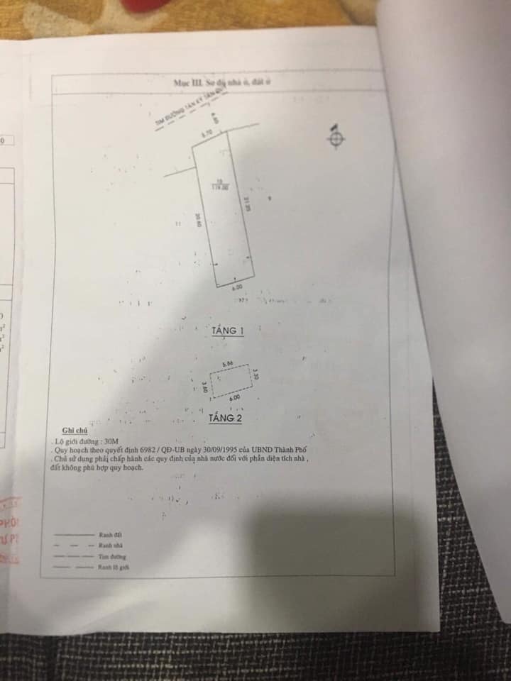 Bán Nhà MTKD 543 Tân Kỳ Tân Qúy  6x20m(Nh) 2 lầu Gía 20 tỷ TL. 