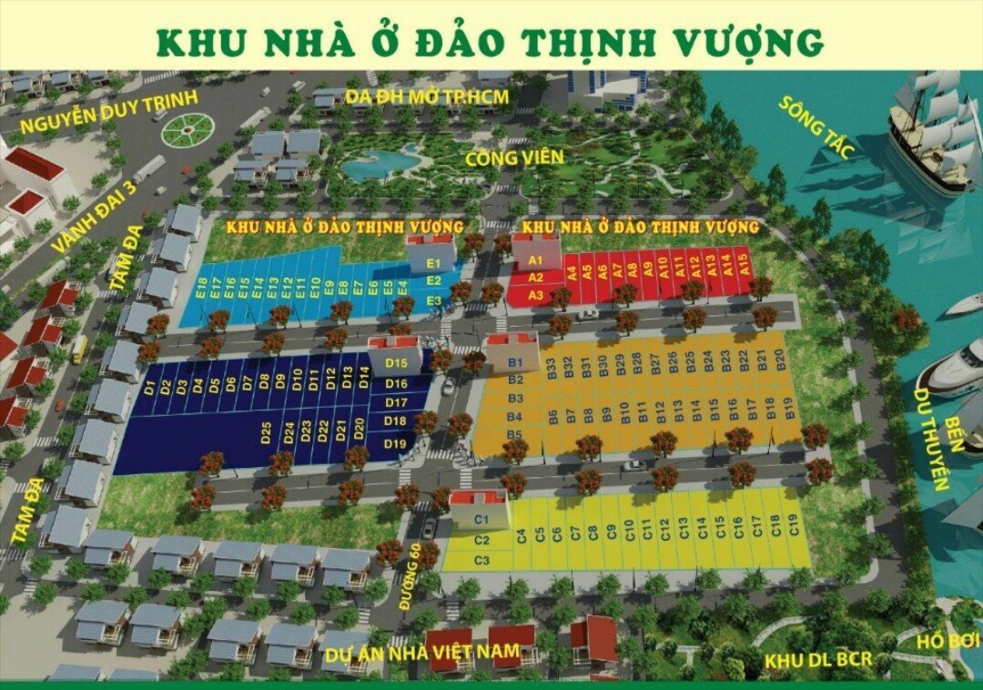 Chính Chủ Cần Bán Lô B29 Đảo Thịnh Vượng, Đường Tam Đa, Phường Trường Thạnh, Quận 9,TP HCM.