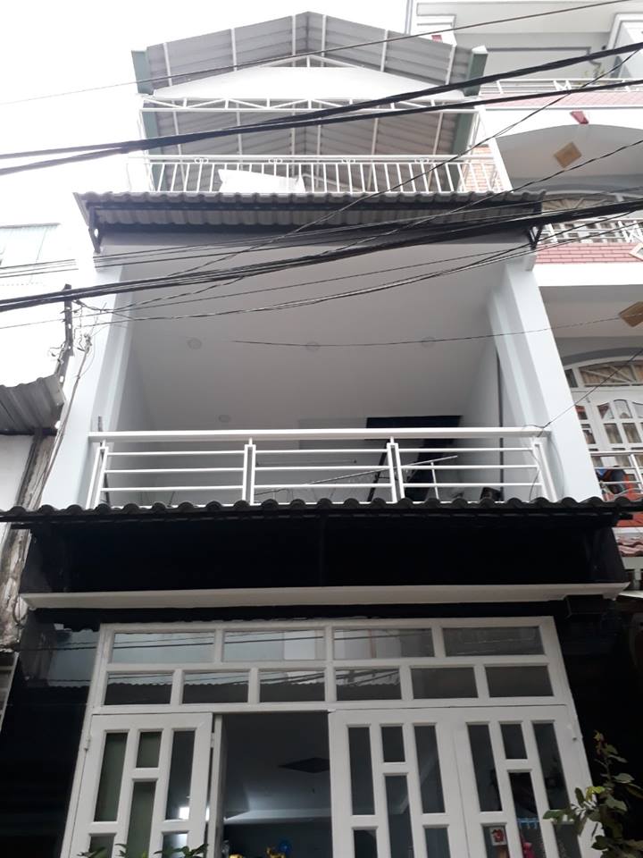 Nhà hẻm 6m ngay chợ Nguyễn Sơn. p.Phú Thọ Hòa. dt 3,75x11,5m (NH 4m). 2 lầu. Giá 4,6 tỷ